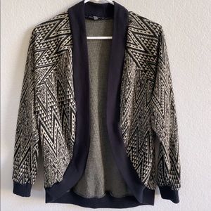 Charlotte Russe Open Front Sweater Cardigan LS